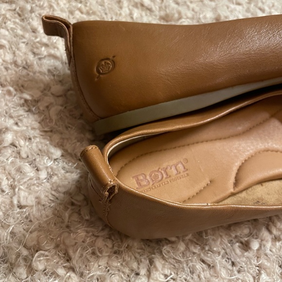 NWOT Born Beca Leather Slip On Ballet Flats - Picture 6 of 9